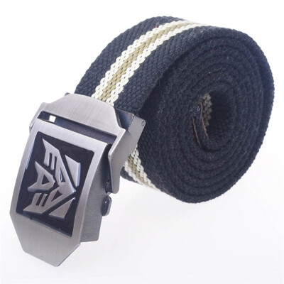 

Shanglong Transformers Canvas Belt Military Style Casual Army Outdoor Belt 120cm