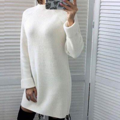

Womens Long Sleeve Casual Knitted Sweater Jumper Cardigan Knitwear Outwear Tops