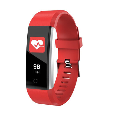 

New upgrade ID115Plus color screen intelligent heart rate&blood pressure bracelet call to remind WeChat push