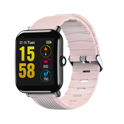 

OUKITEL W2 Smart Watch Fitness Watch HD Touch Screen Heart Rate Monitoring Sports Smart Bracelet Sleep Monitor for IOSAndroid