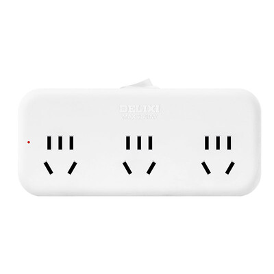 

Delixi DELIXI CD98Z-BK3X new GB socket strip patch panel patch panel tow board plug three three-hole switch with switch