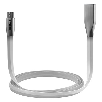 

Yixing Lai ECOLA Z10WT white Z series zinc alloy Andrews charging data cable for Samsung millet Huawei android70&the following interface equipment