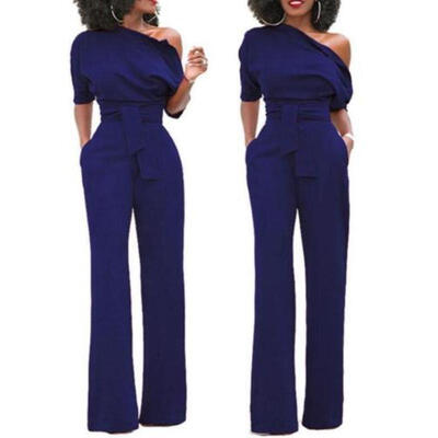 

Womens Clubwear Playsuit Bodysuit Party Jumpsuit & Romper Wide Leg Long Trousers