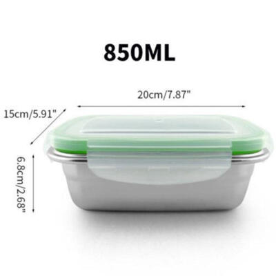 

1 Layer Stainless Steel Thermal Insulated Lunch Box Bento Food Container NEW