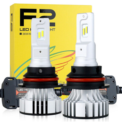 

Easier Installation New Series 12V 6000lm F2 360 LED Headlight 9004 LED Head Light