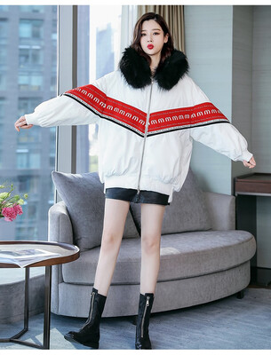 

Winter new Korean temperament trend fashion loose thick down jacket women