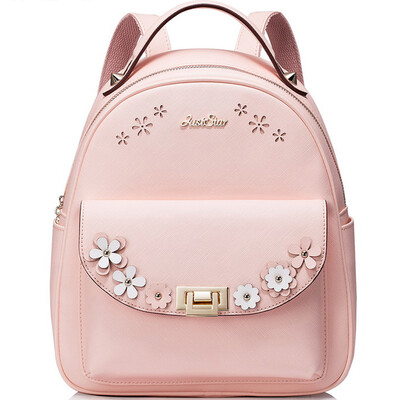 

JUST STAR (JUST STAR) милый леди рюкзак женский простой свежий мешок плеча моды женщина 170987-04 лепесток порошок