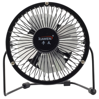 

Kawen kw-777 USB all-metal mini desktop mini fan black 1 box