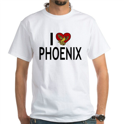 

CafePress - I Love Phoenix - 100 Cotton T-Shirt White