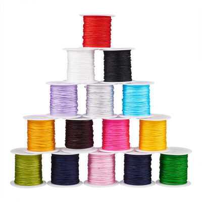 

PH PANDAHALL 08mm Nylon Beading String Knotting Cord Chinese Knotting Cord Nylon Beading Cord