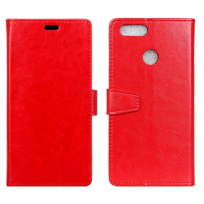 

MOONCASE Oppo F9 F9 Pro Crystal Leather Case - Red