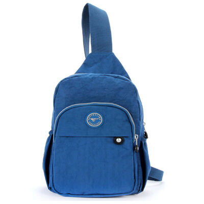 

Seven wolves SEPTWOLVES chest bag men&39s shoulder Messenger bag fashion Oxford cloth leisure sports pockets blue L92641231-08