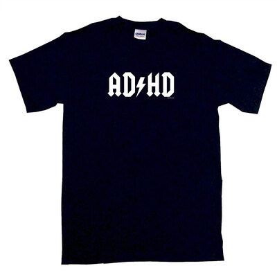 

ADHD Rock Logo Mens Tee Shirt