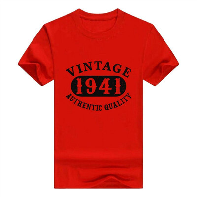 

1941 Vintage 77 Years Old 77th B-Day Birthday Gift Mens T-Shirt