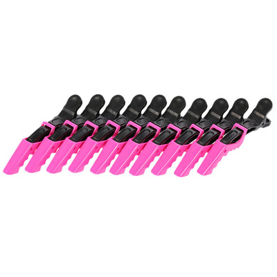 

Hair Sectioning Grip Clips Croc Hairdressing Cutting Clamps Hair Grip Clips Salon Styling 10Pcs Purple