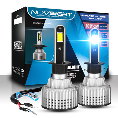 

Novsight H1 LED H3 led H4 H7 H11 H13 9005HB3 9006HB4 9007 COB Car LED Headlight Bulbs 10000LM 72W Auto Headlamp Fog Light Bul