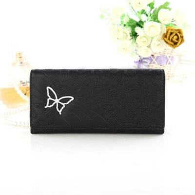 

UK Women New Fashion Leather Wallet Button Clutch Purse Lady Long Handbag Bag