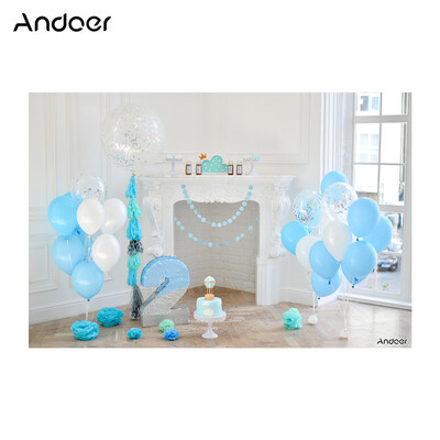 

Andoer 21 15m7 5ft First Birthday Backdrop Balloon Cake Photography Background Baby Boy Kids Photo Studio Pros