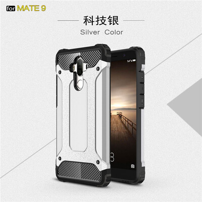 

Fivice Huawei Mate 9 case Luxury Silicone Diamond Armor PC Hard Shell Phone Case
