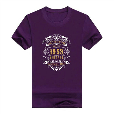 

65 Years Old Made Birth 1953 65th Birthday Bday Gift T-Shirt