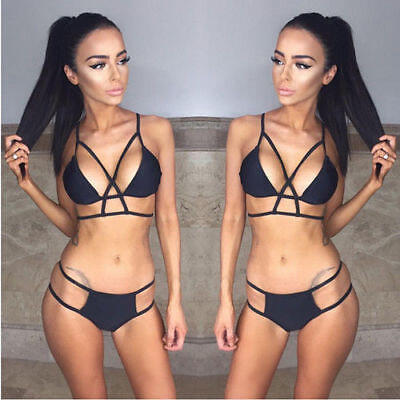 

ITFABS Women Bikini Set Push-up Bra Trangle Beach Swimsuit Bathing Suit Swimwear