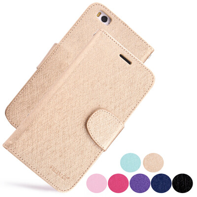 

Mooncase Silk and Maple Flip Folio PU Leather Case For Xiaomi 4C
