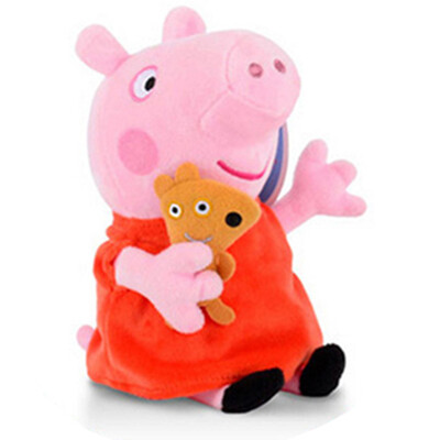 

Pig Pepper (Peppa Pig) Ребенок Плюшевые игрушки серии 19 см Персиковый медведь