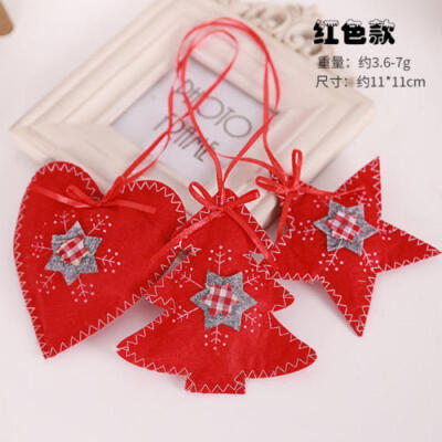 

Three-piece Gifts Ornaments Christmas Decor Pendant Xmas Tree Decorations