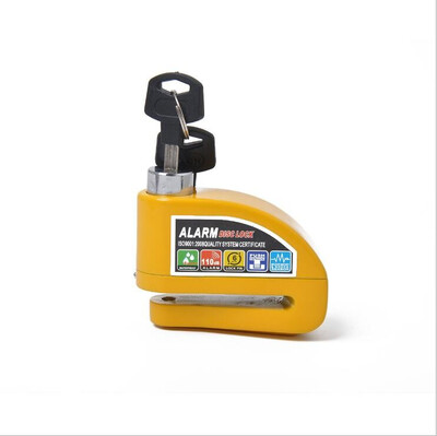 

motorcycle alarm lock bike lock security anti-theft lock waterproof moto disc brake lock bagReminder rope