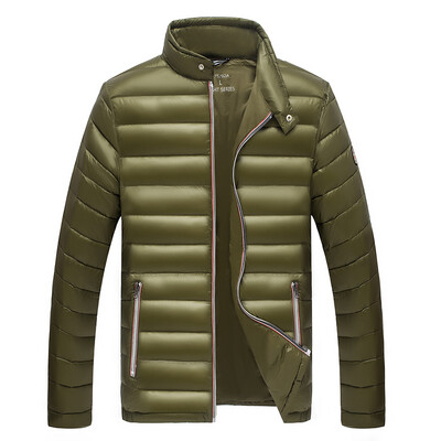

Antarctic men 90 white duck cashmere business collar collar warm down jacket Y1601 military color 2XL