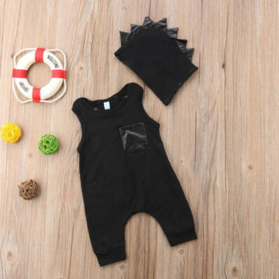 

Top Baby Kids Boy Girl Infant Dinosaur Romper Jumpsuit Bodysuit Clothes Outfit