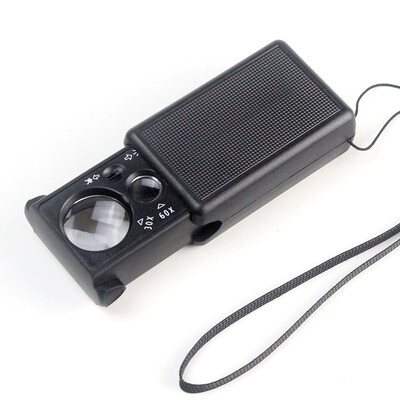 

MIXOUT 30X60X Pocket Magnifying Glass for Jewelry Antiques Rocks