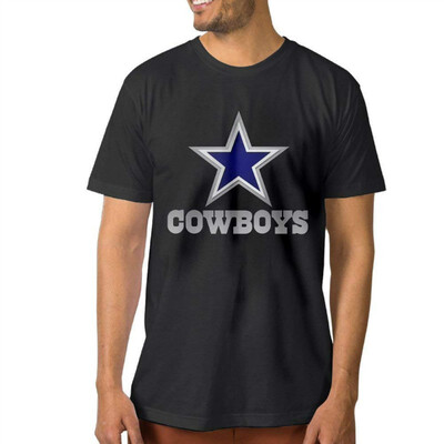 

Annabelle Mens Dallas Cowboy Short Sleeve Tee Black