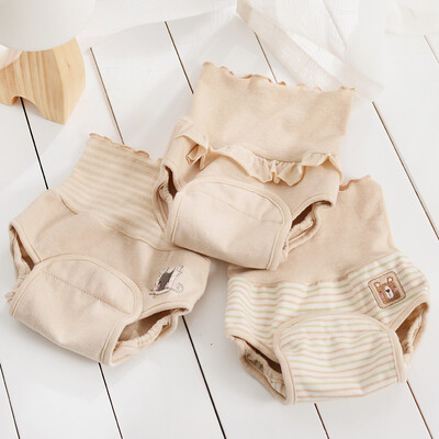 

Willellu (WELLBER) детская бамбуковая хлопчатобумажная ткань ТПУ покрытие защитный подгузник живота застенчивая кошка M код