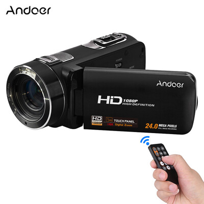 

Andoer HDV-Z8 1080P Full HD Digital Video Camera Camcorder 16× Digital Zoom with Digital Rotation LCD Touch Screen Max 24 Mega Pi