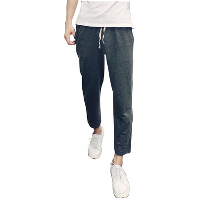 

(MSEK) XK3180 мужская корейская версия Slim casual брюки брюки корейская версия брюки кожаные брюки темно-серый XXL