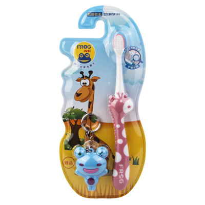

Frog Children Soft Toothbrush for Gum Care 1 Count (color varies)