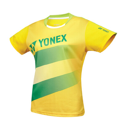 

YONEX Yonex теннис бадминтон спортивной с короткими рукавами футболки Тонкий женских пару моделей 210246-450 уу желтый XL / O