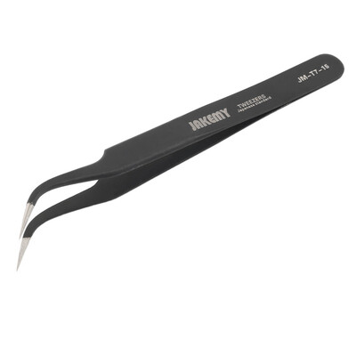 

Металл jakemy Антистатические нержавеющей стали Электронная изогнутые советы пинцет обслуживание