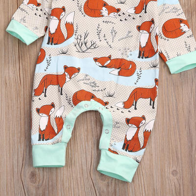 

Cotton Newborn Infant Baby Boy Girl Bodysuit Romper Playsuit Clothes Outfits