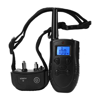 

Retractable Waterproof Electric Shock Vibration Dog Trainer Remote Control Fit All Size Dogs Bark Stop Collar LCD Display Petraine