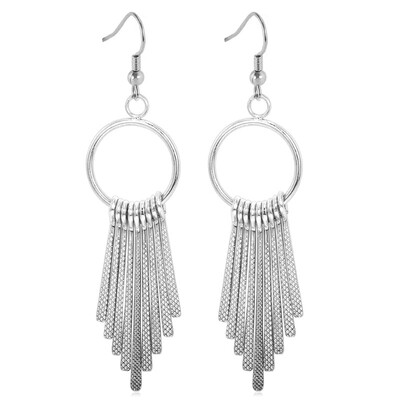 

U7 Gold Plated Tassels Long Drop Earrings For Women 2016 New Jewelry New Trendy Style Long Dangle Earrings European Jewelry