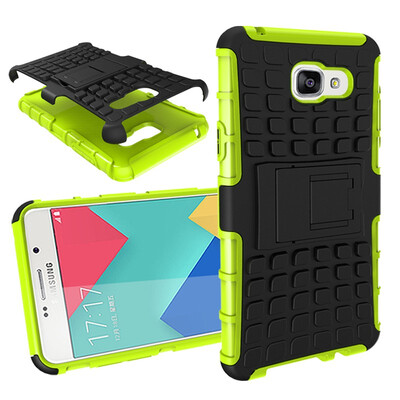 

Fivice Samsung A510A5 2016 Case TPU anti-fall tire pattern back clip bracket phone case