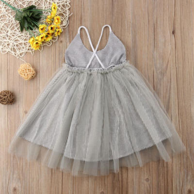 

US Girl Toddler Baby Princess Dress Party Pageant Wedding Tulle Tutu Dresses