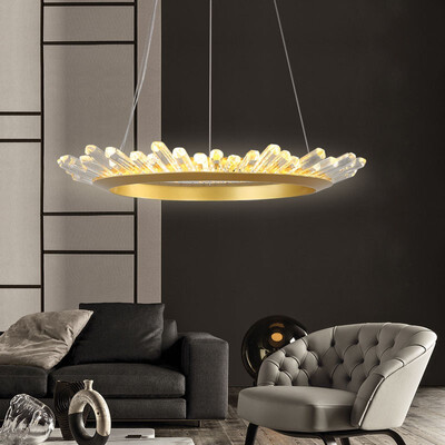 

Baycheer HL487596 Indoor Art Deco Lights LED Warm Light LED Chandelier Metal 1575"