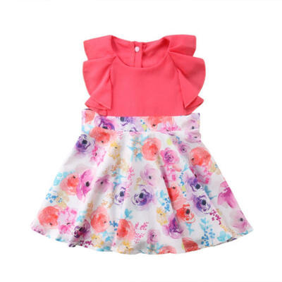 

2018 Summer BigLittle Sister Baby Romper Jumsuit Dresses Dress Girl Clothes Set