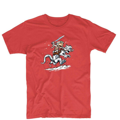 

Calvin&Hoth Star Wars Tauntaun Unisex Printing T Shirt Custom Tee