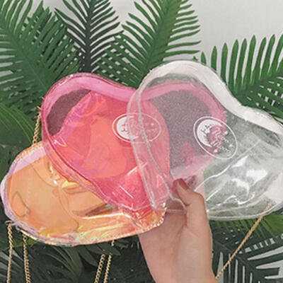 

Womens Summer Transparent Jelly Bag Cat Ear Beach Shoulder Messenger Handbag