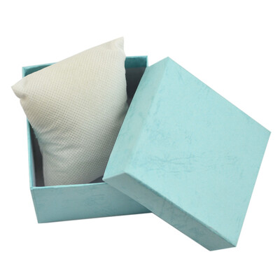 

Chic Square Watch Box Wristwatch Storage Case with Sponge Cushion Multifunctional Gift Present Box Beautiful Jewellery Box Cute Li