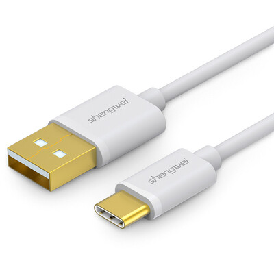 

Win (shengwei) UTC-6100B Type-C кабель для передачи данных USB Эндрюс мобильный телефон зарядный кабель 1 метр белый мобильный зарядный кабель для музыки / проса
